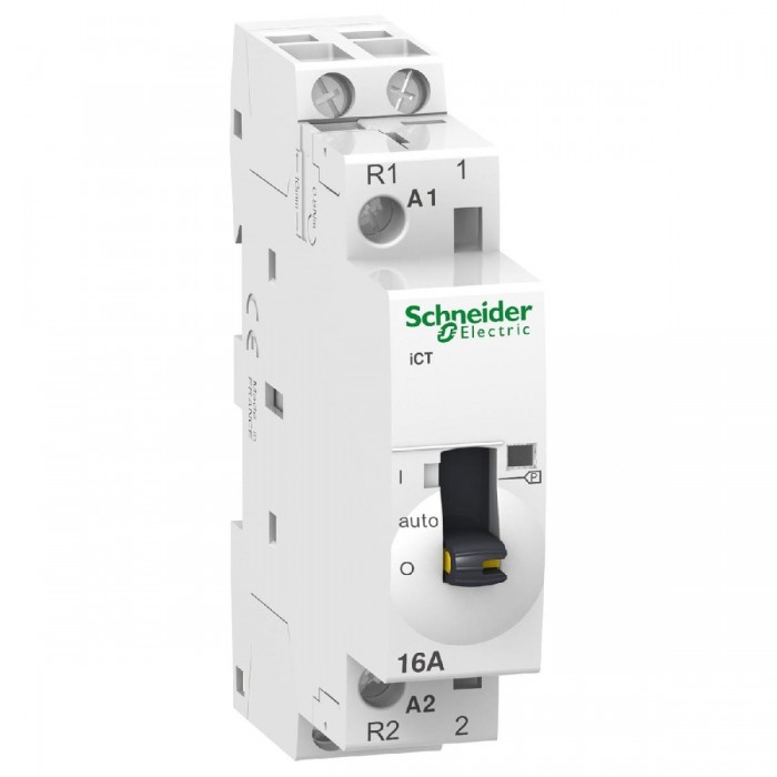 Ρελέ Ισχύος Ράγας 2P 16A 1NO+1NC 240V Με Χειρισμο A9C23715 SCHNEIDER ELECTRIC