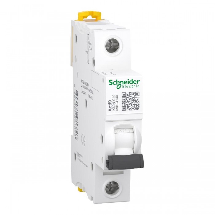 Αυτόματη Ασφάλεια 1P C 40A 6kA A9K24140 SCHNEIDER ELECTRIC