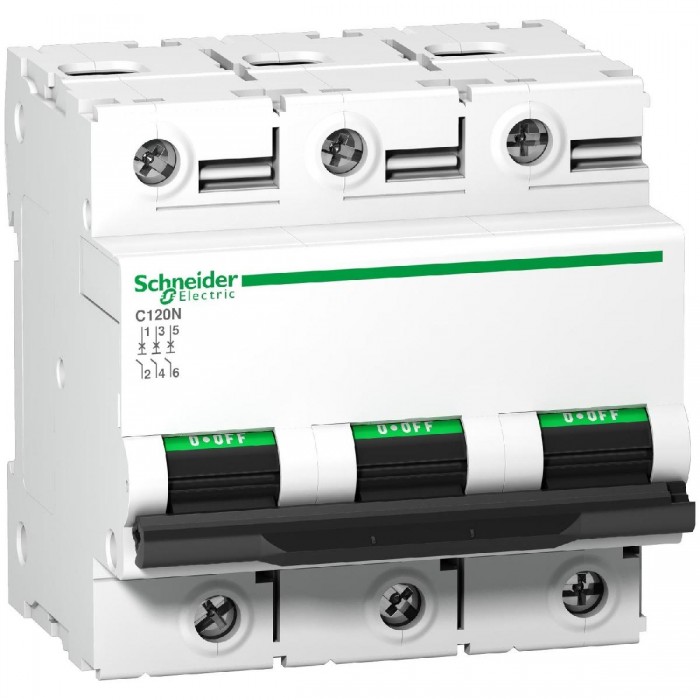 Αυτόματη Ασφάλεια 3P C 80A 10kA A9N18365 SCHNEIDER ELECTRIC