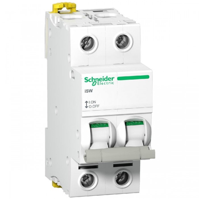 Διακόπτης Ράγας 2P 63A A9S65263 SCHNEIDER ELECTRIC