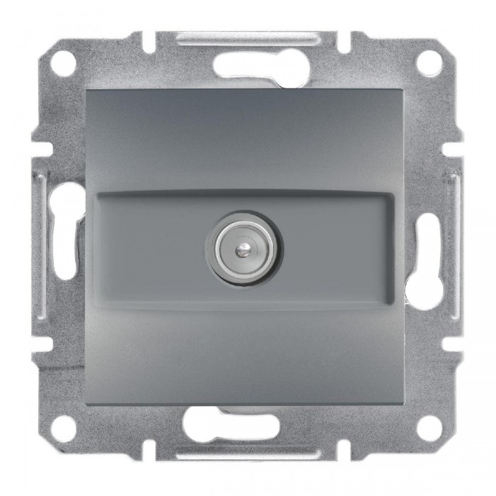 Πρίζα TV Τερματική 1dB Ατσάλι EPH3200162 ASFORA