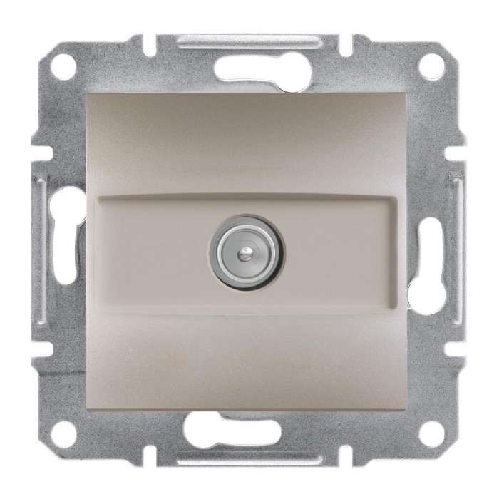 Πρίζα TV Τερματική 1dB Μπρονζέ EPH3200169 ASFORA
