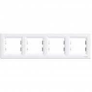 Πλαίσιο 4 Θέσεων Οριζόντιο Λευκό EPH5800421 ASFORA