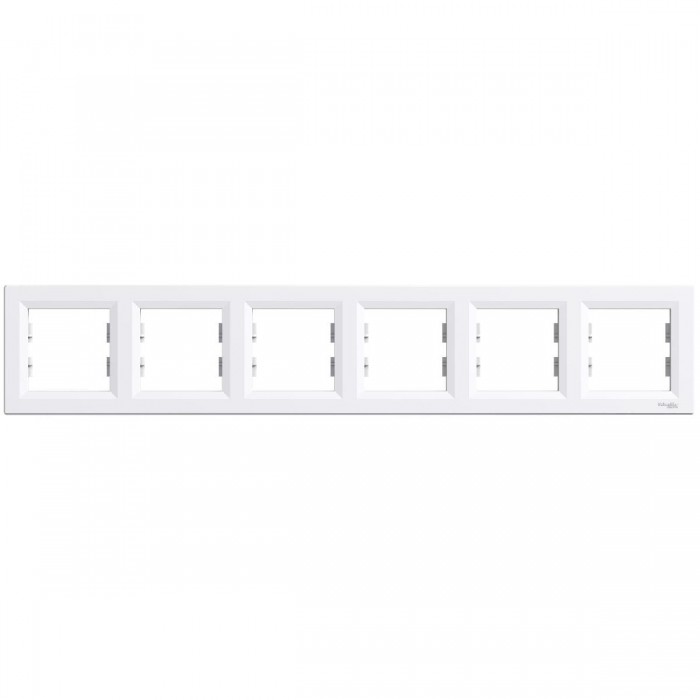 Πλαίσιο 6 Θέσεων Οριζόντιο Λευκό EPH5800621 ASFORA