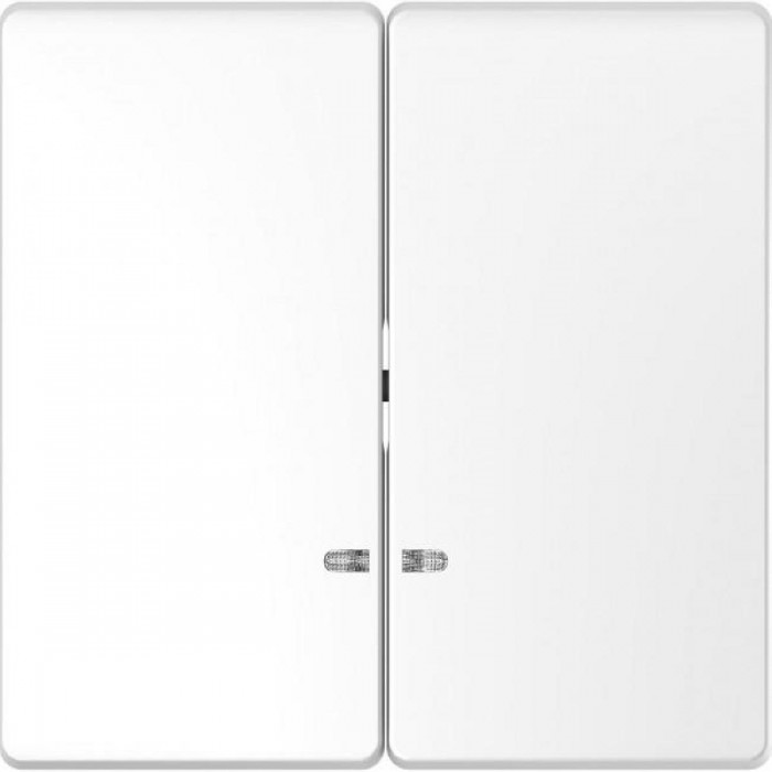 Μετώπη 2 Πλήκτρων Φωτεινής Λειτουργίας Λευκό MEG3420-6035 D-Life MERTEN