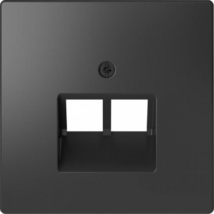 Μετώπη Πρίζας Διπλής RJ45 Ανθρακί MEG4522-6034 D-Life MERTEN