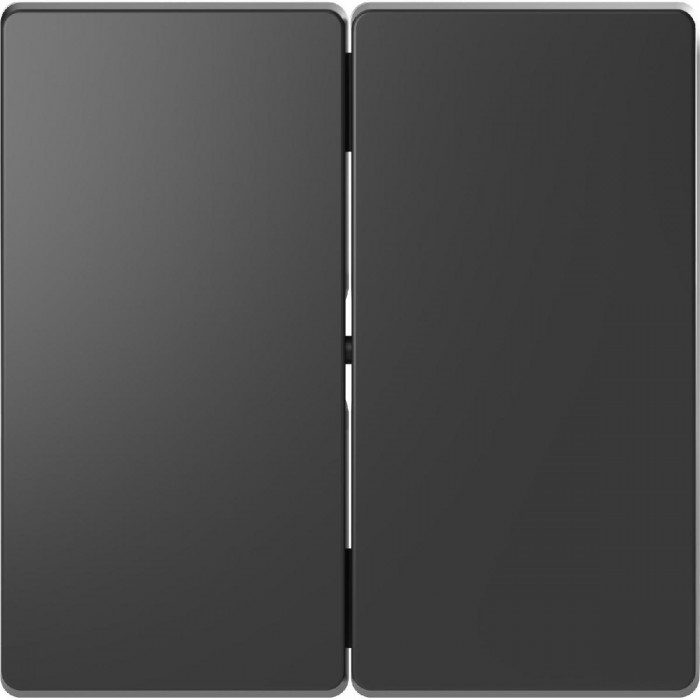 Μετώπη 2 Πλήκτρων Ανθρακί MTN3400-6034 D-Life MERTEN
