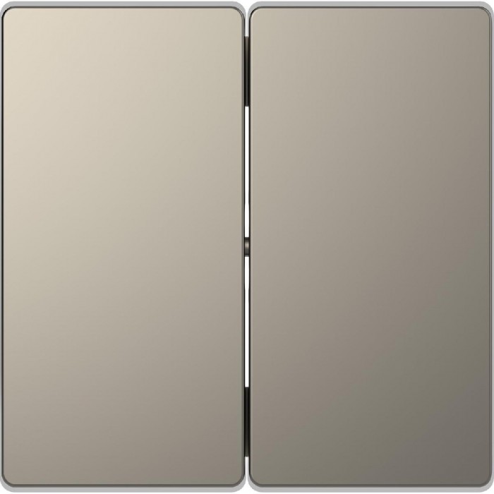 Μετώπη 2 Πλήκτρων Νίκελ MTN3400-6050 D-Life MERTEN