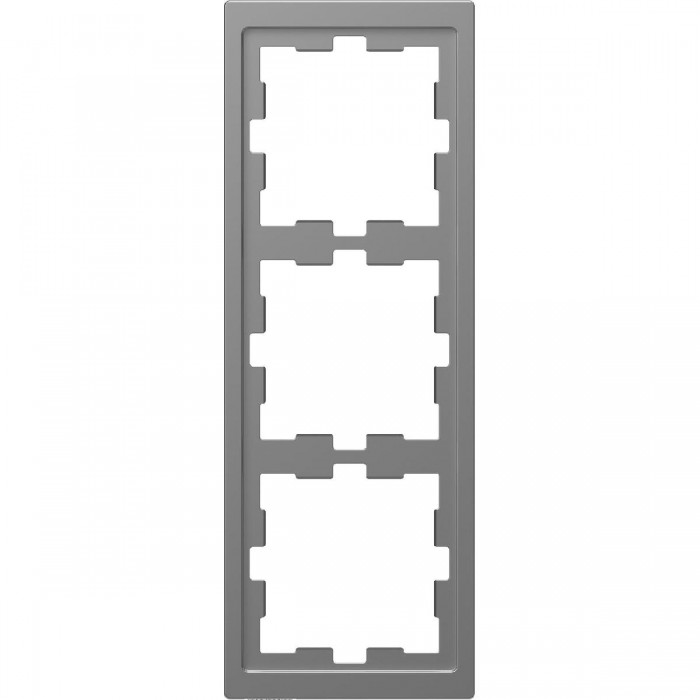 Πλαίσιο 3 Θέσεων Ατσάλι MTN4030-6536 D-Life MERTEN