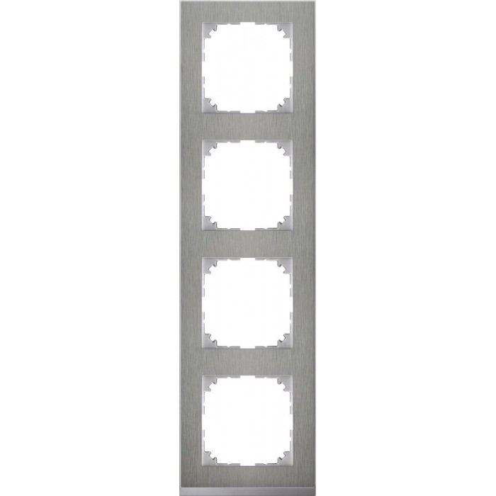 Πλαίσιο 4 Θέσεων Ατσάλι MTN4040-3646 System-M MERTEN