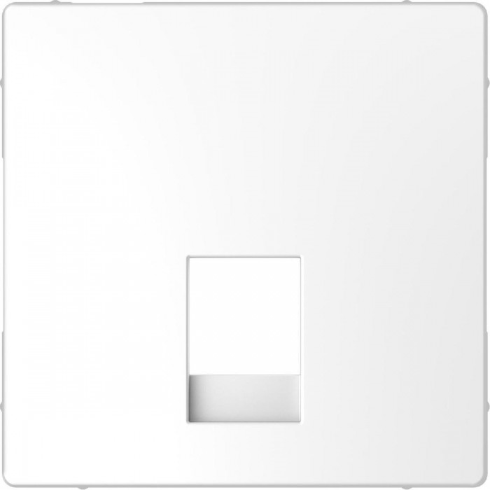 Μετωπη Πρίζας Τηλεφώνου RJ11(RJ12) Λευκό MTN4215-6035 D-Life MERTEN