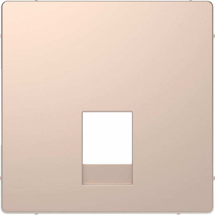 Μετωπη Πρίζας Τηλεφώνου RJ11(RJ12) Σαμπάνια MTN4215-6051 D-Life MERTEN