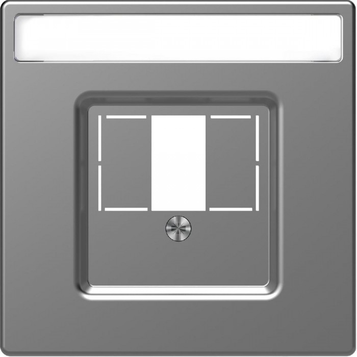 Μετώπη Πρίζας Ηχείων Ή HDMI Ατσάλι MTN4250-6036 D-Life MERTEN