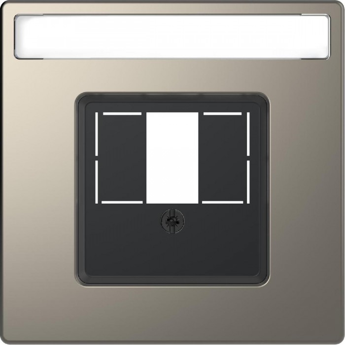 Μετώπη Πρίζας Ηχείων Ή HDMI Νίκελ MTN4250-6050 D-Life MERTEN