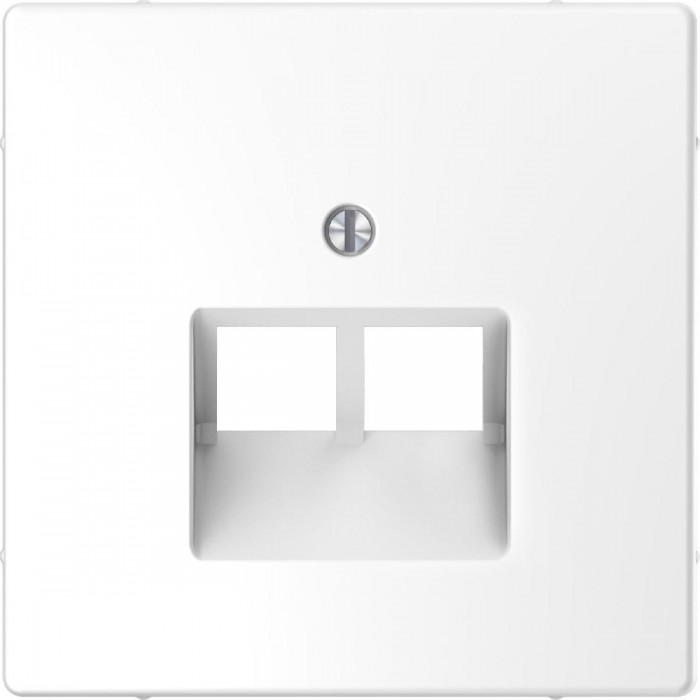 Μετώπη Πρίζας Διπλής RJ45 Λευκό MTN4522-6035 D-Life MERTEN