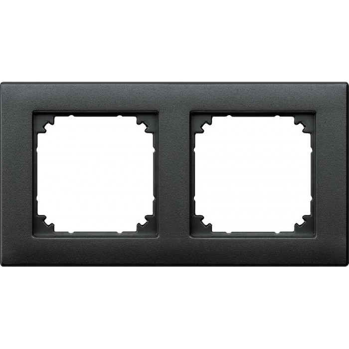 Πλαίσιο 2 Θέσεων Ανθρακί MTN486214 System-M MERTEN