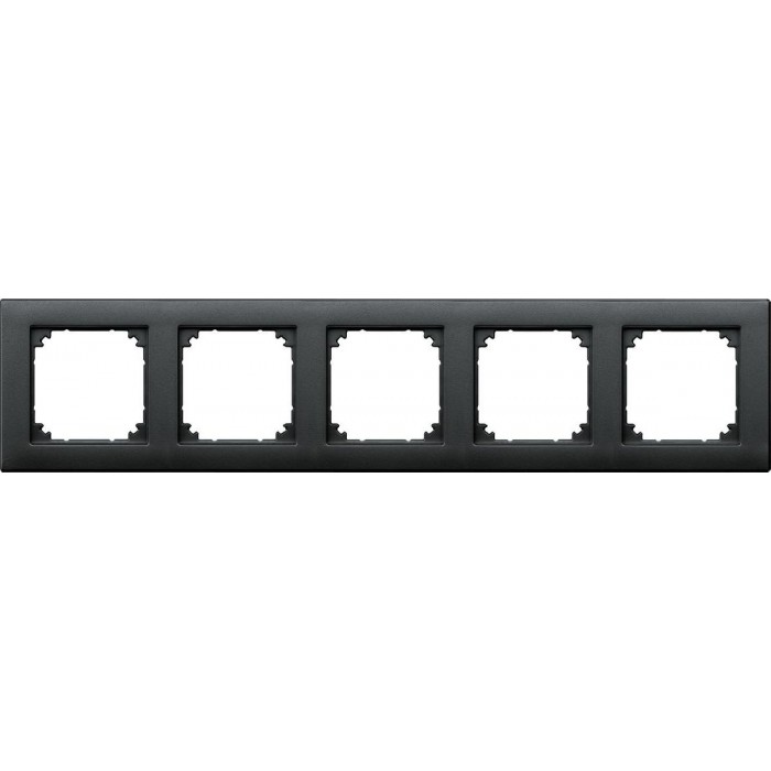 Πλαίσιο 5 Θέσεων Ανθρακί MTN486514 System-M MERTEN