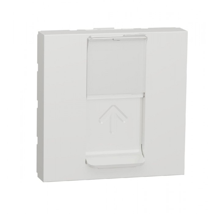 Πριζα Δικτύου RJ45 Cat.6 UTP 2 Στοιχείων Λευκό NU341518 New Unica