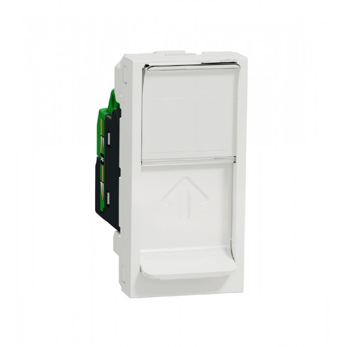 Πριζα Δικτύου RJ45 Cat.6 STP 1 Στοιχείου Λευκό NU341618 New Unica