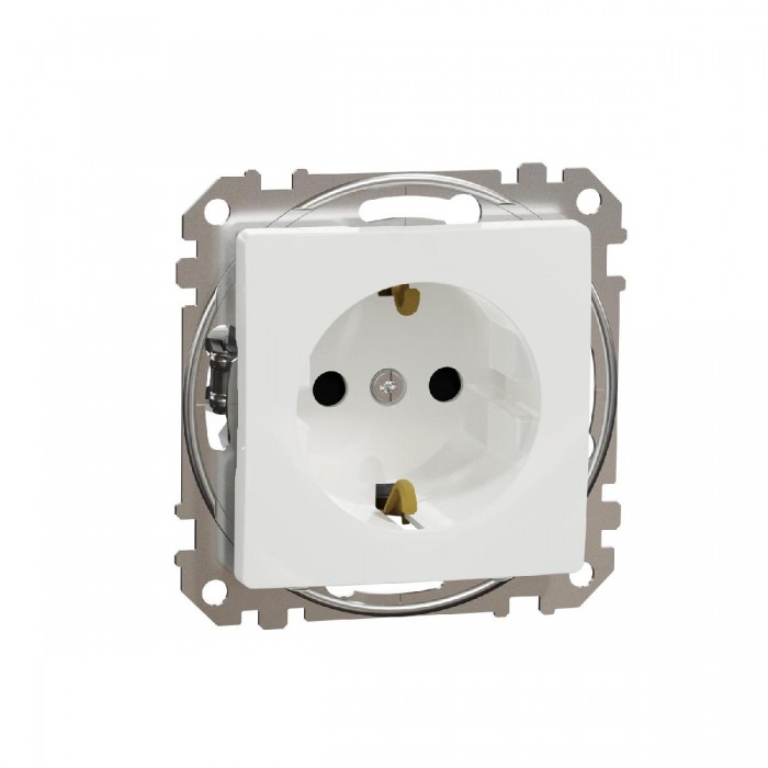 Πρίζα Σούκο Ασφαλείας Λευκό SDD111022 Sedna SCHNEIDER ELECTRIC