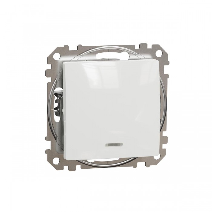 Διακόπτης A/R Λευκό Με Λυχνία SDD111106L Sedna SCHNEIDER ELECTRIC