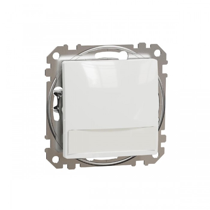 Μπουτόν Λευκό Με Λυχνία Επιγραφής SDD111143L Sedna SCHNEIDER ELECTRIC