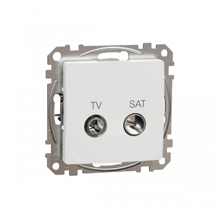 Πρίζα TV-SAT Διέλευσης 7dB Λευκό SDD111474S Sedna SCHNEIDER ELECTRIC
