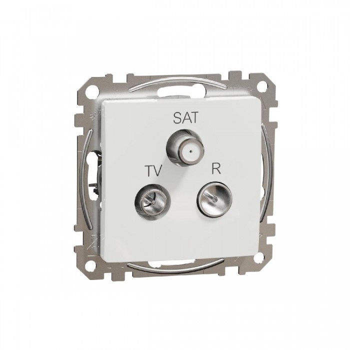 Πρίζα TV-RD-SAT Τερματική 4dB Λευκό SDD111481 Sedna SCHNEIDER ELECTRIC