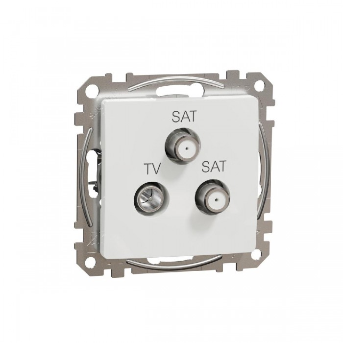 Πρίζα TV-SAT-SAT Τερματική 4dB Λευκό SDD111481S Sedna SCHNEIDER ELECTRIC