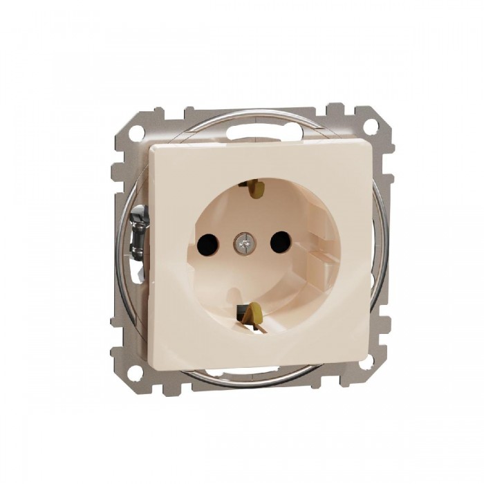 Πρίζα Σούκο Ασφαλείας Μπεζ SDD112022 Sedna SCHNEIDER ELECTRIC