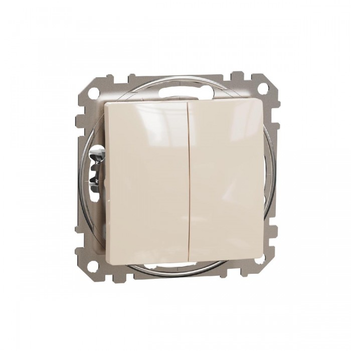 Διακόπτης Διπλός A/R Μπεζ SDD112108 Sedna SCHNEIDER ELECTRIC