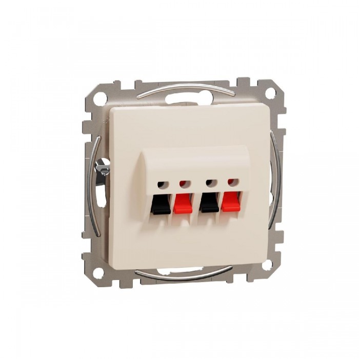 Πρίζα Ηχείων Διπλή Μπεζ SDD112411 Sedna SCHNEIDER ELECTRIC