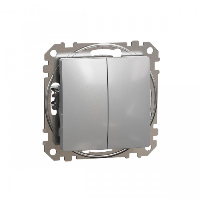 Μπουτόν Αλουμίνιο Διπλό SDD113118 Sedna SCHNEIDER ELECTRIC