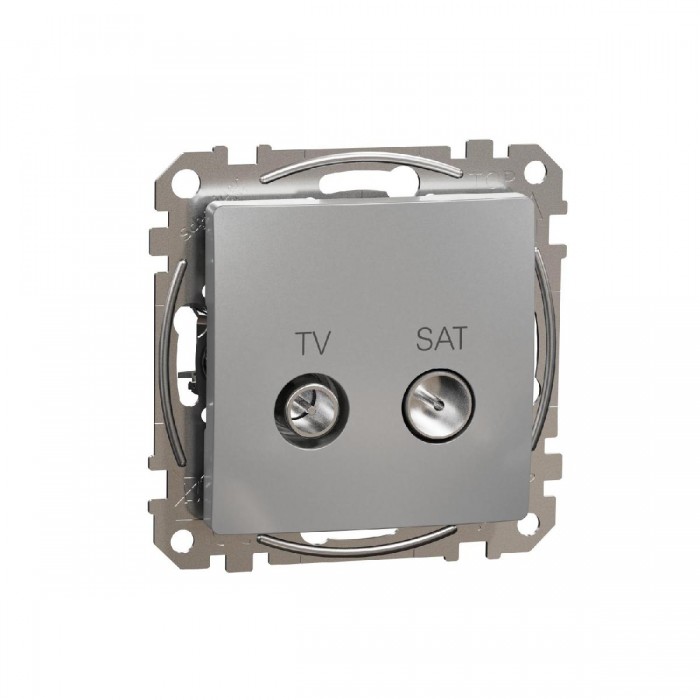 Πρίζα TV-SAT Τερματική 4dB Αλουμίνιο SDD113471S Sedna SCHNEIDER ELECTRIC