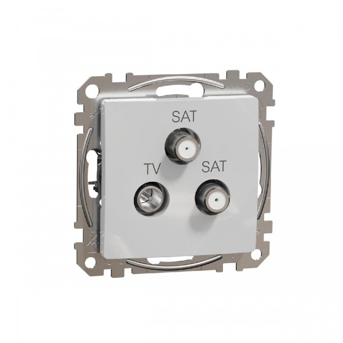 Πρίζα TV-SAT-SAT Τερματική 4dB Αλουμίνιο SDD113481S Sedna SCHNEIDER ELECTRIC