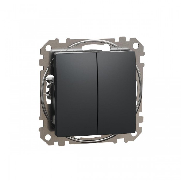 Διακόπτης Διπλός A/R Ανθρακί SDD114108 Sedna SCHNEIDER ELECTRIC