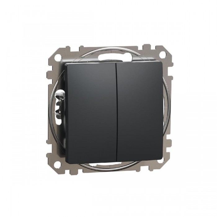 Μπουτόν Ανθρακί Διπλό SDD114118 Sedna SCHNEIDER ELECTRIC