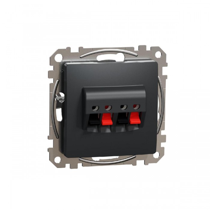 Πρίζα Ηχείων Διπλή Ανθρακί SDD114411 Sedna SCHNEIDER ELECTRIC