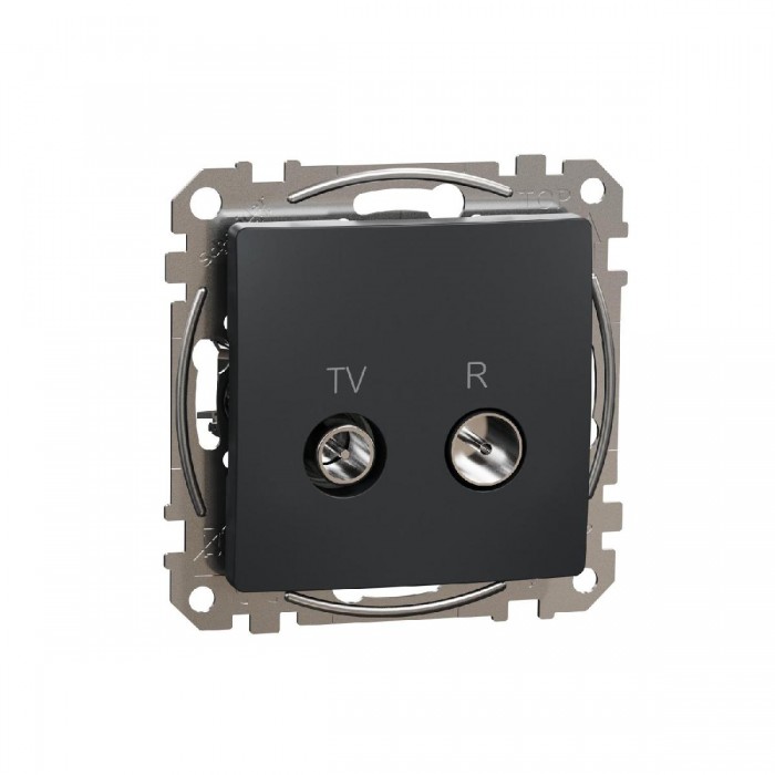 Πρίζα TV-RD Διέλευσης 7dB Ανθρακί SDD114474R Sedna SCHNEIDER ELECTRIC