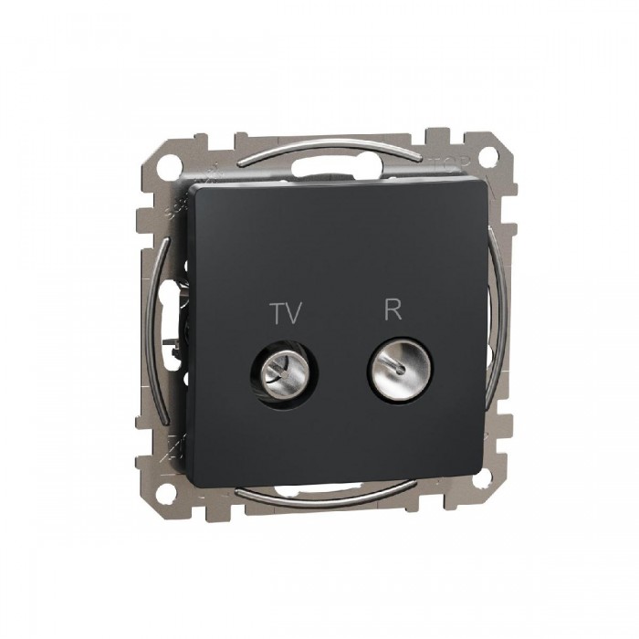 Πρίζα TV-RD Διέλευσης 10dB Ανθρακί SDD114478R Sedna SCHNEIDER ELECTRIC