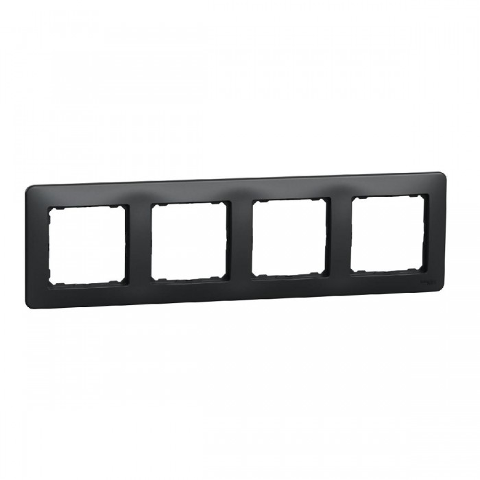Πλαίσιο 4 Θέσεων Ανθρακί SDD314804 Sedna SCHNEIDER ELECTRIC