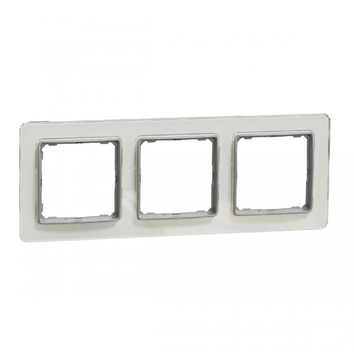 Πλαίσιο 3 Θέσεων Λευκό Glass White SDD360803 Sedna SCHNEIDER ELECTRIC