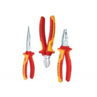 Σετ Πένσα,Πλαγιοκόφτης Και Μυτοτσίμπιδο VDE 1000V 00-20-12 KNIPEX Σετ Πένσα,Πλαγιοκόφτης Και Μυτοτσίμπιδο VDE 1000V 00-20-12 KNIPEX