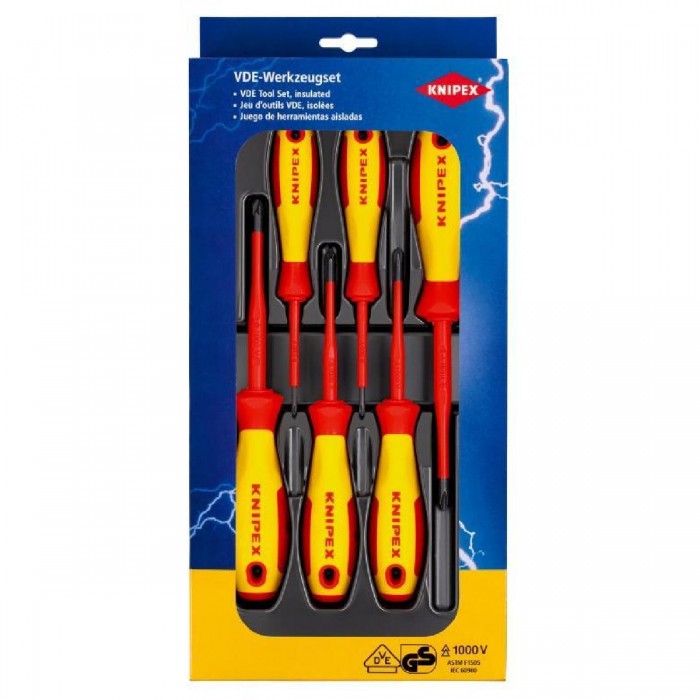 ΣΕΤ Κατσαβίδια 6 τεμαχίων VDE 1000V 00-20-12-V03 KNIPEX