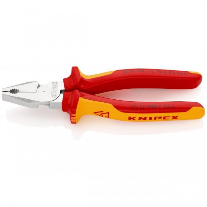 Πένσα VDE 1000V 180mm 02-06-180 KNIPEX Πένσα VDE 1000V 180mm 02-06-180 KNIPEX