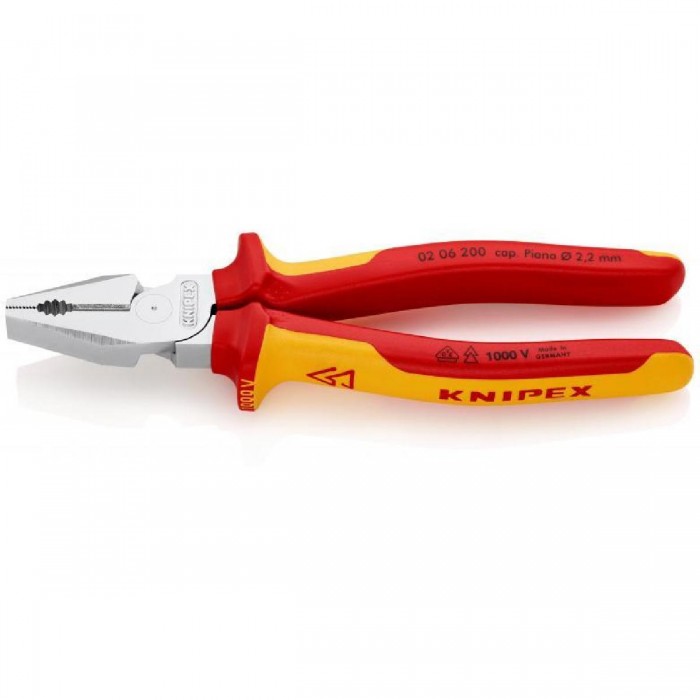 Πένσα VDE 1000V 200mm 02-06-200 KNIPEX Πένσα VDE 1000V 200mm 02-06-200 KNIPEX
