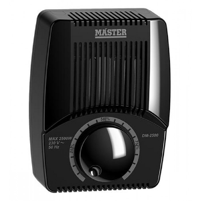 Dimmer Περιστροφικό 2500W Μαύρο DM-2500 MASTER