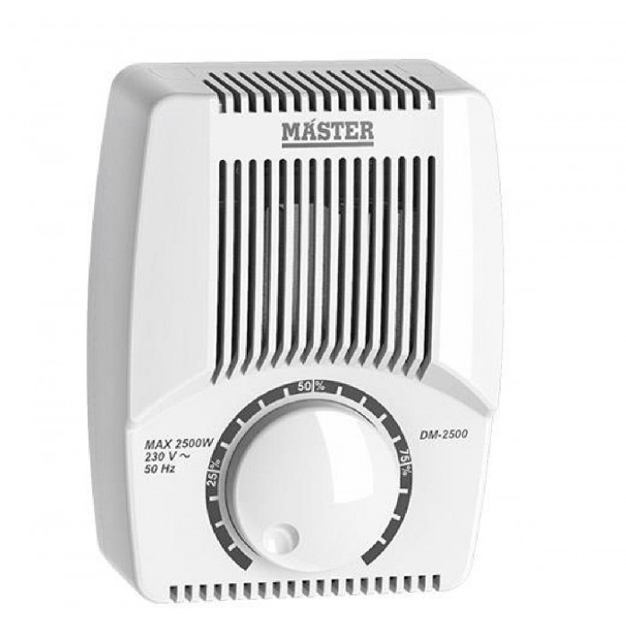 Dimmer Περιστροφικό 2500W Λευκό DM-2500 MASTER