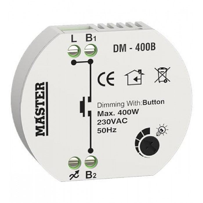 Dimmer Κυτίου 400W Multi Led DM-400B Master