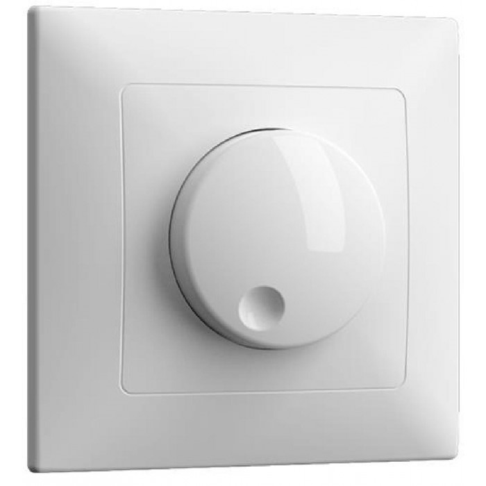 Dimmer Περιστροφικό Led 400VA Λευκό DM-400N MASTER